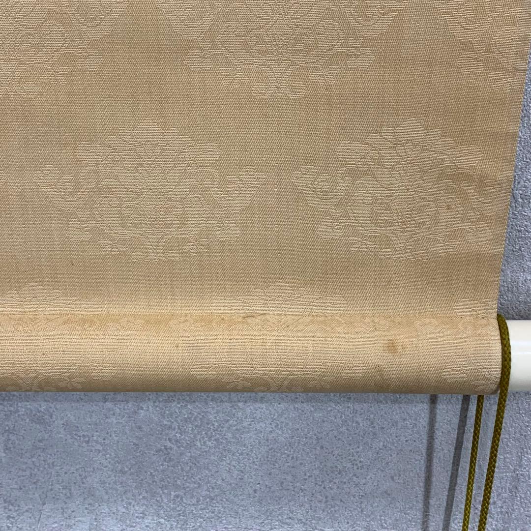 掛軸 小谷苔明 緑明 共箱 景色 風景 春 C-7