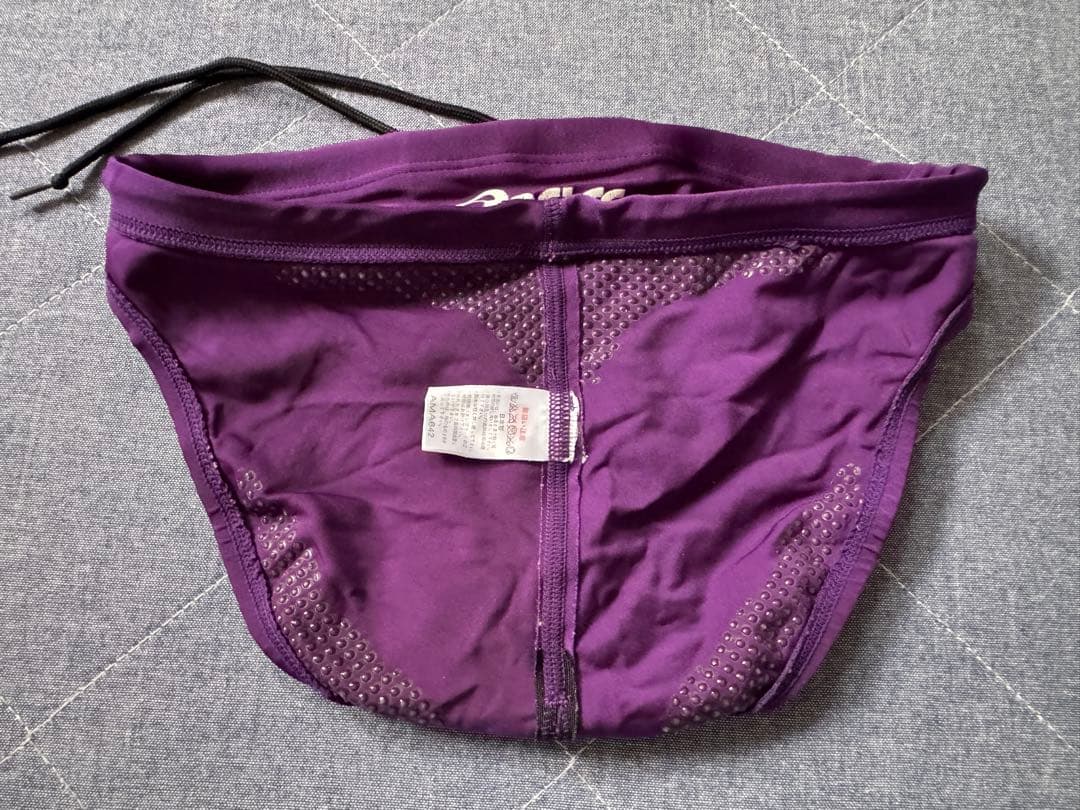 希少アシックス S AMA642 P2 D-STICKER パープル