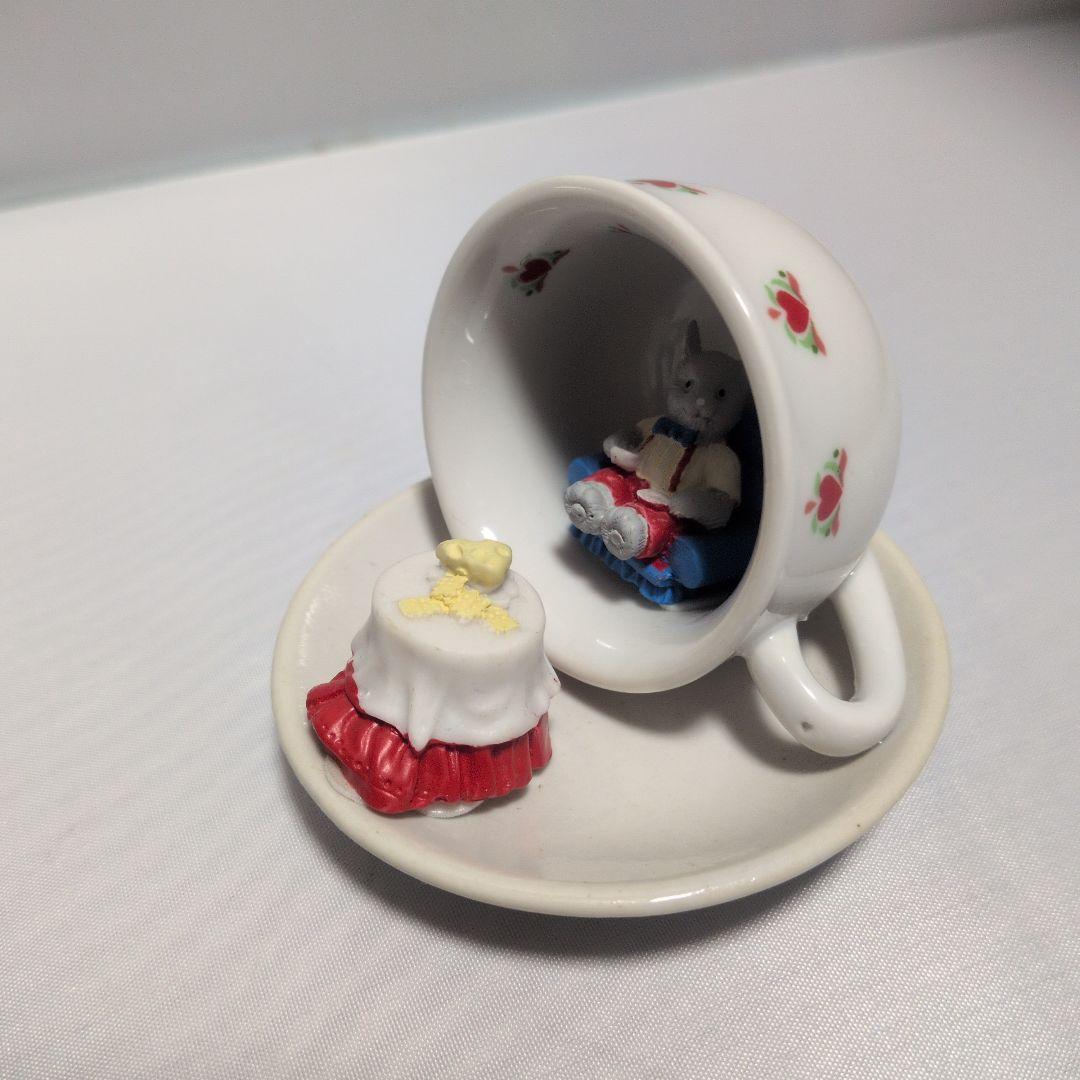 ドイツ製 ロイターポーセリン ミニチュア ポット ティーカップ