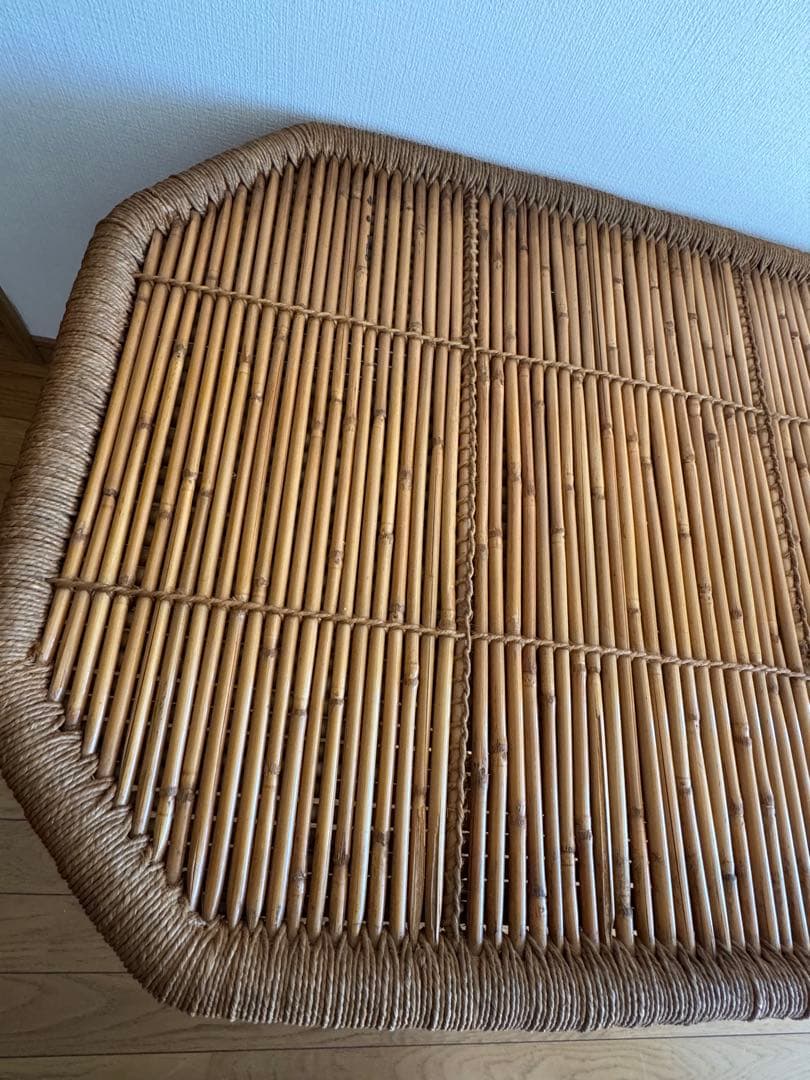 希少激レア！　ラタンテーブル　アンティーク