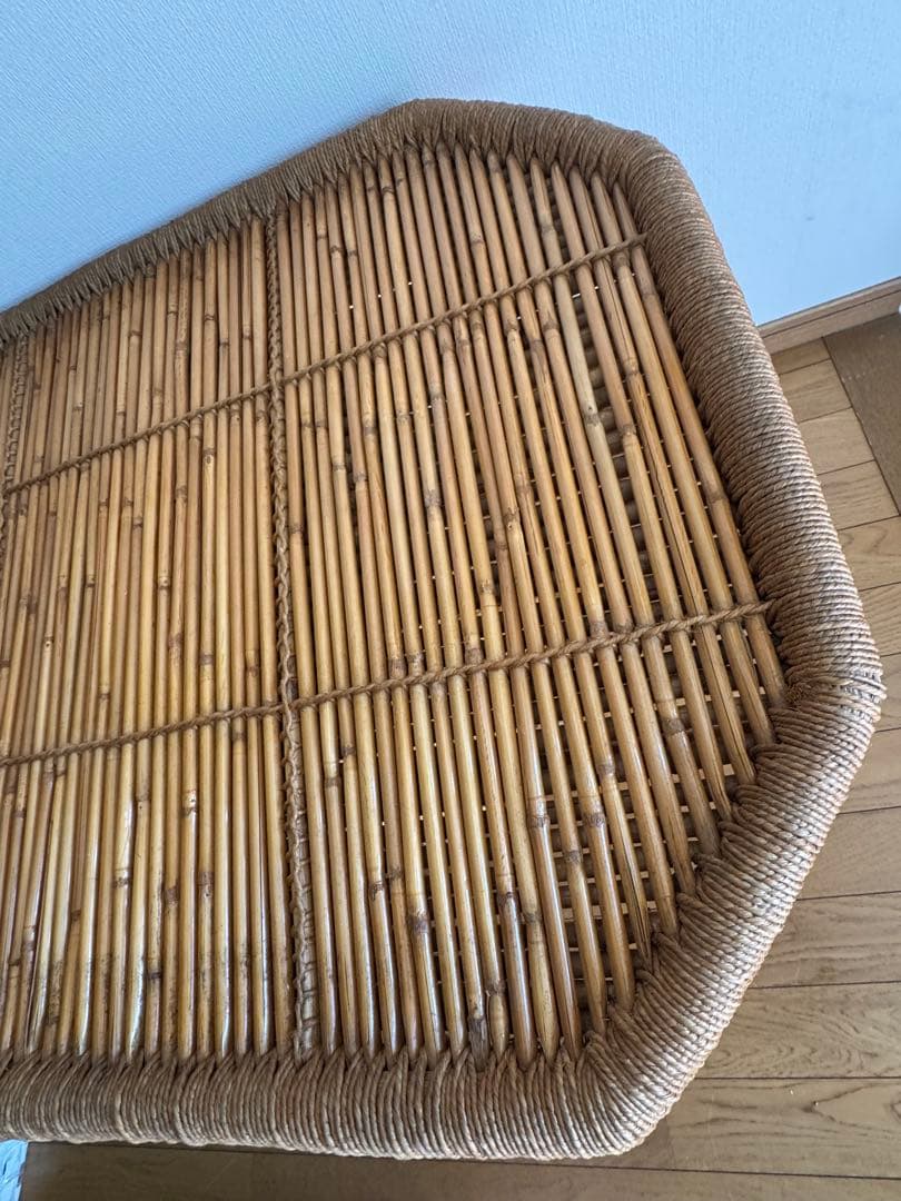 希少激レア！　ラタンテーブル　アンティーク