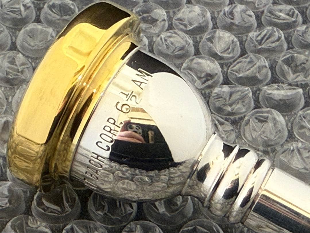 BACH CORP.6 1/2AM トロンボーンマウスピース細管用GP