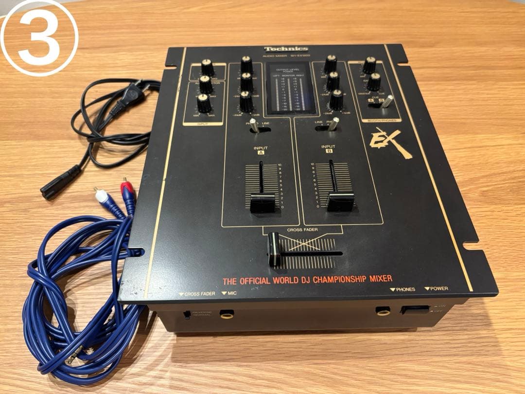 DJ機材セット(ターンテーブルSL1200MK5×2,ミキサー, 豪華オマケ)