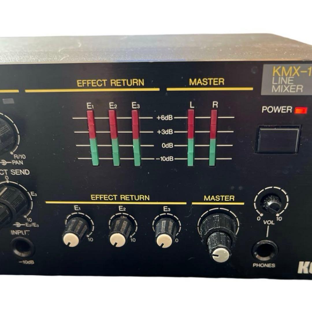 【美品】KORG KMX-122 ラインミキサーヴィンテージ