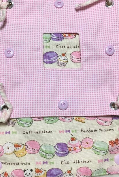 モモンガハウス(パンダマカロン柄Ver.2)   春(夏)秋仕様  1900円