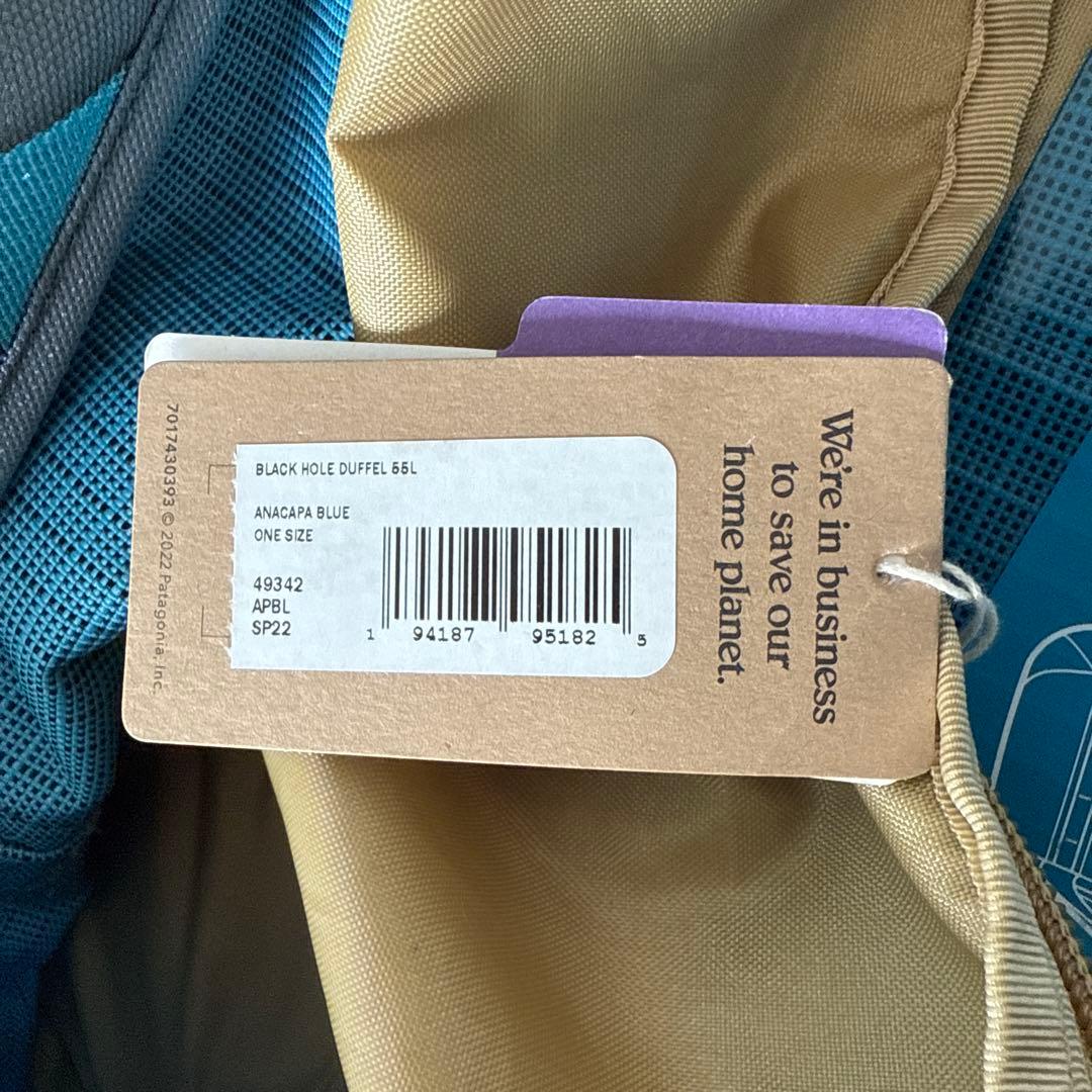 新品　パタゴニア ブラックホール ダッフル 55L Patagonia バッグ