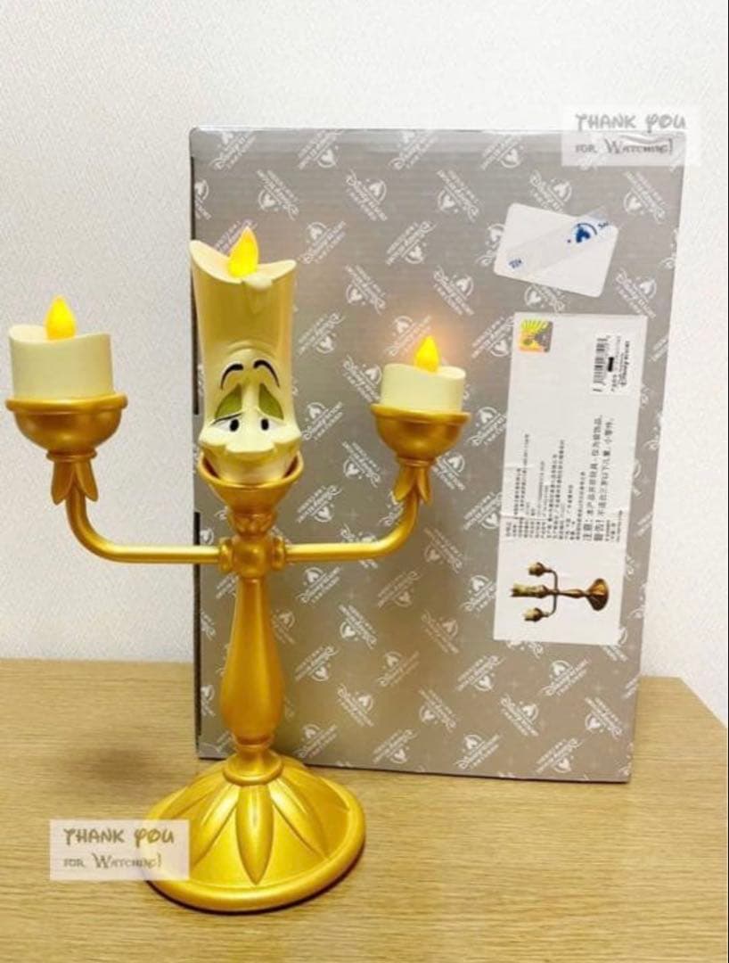 美女と野獣ルミエールledライトアップフィギュアランタン