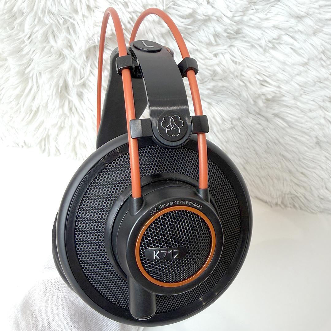 AKG K712 PRO 有線ヘッドフォン ブラック×オレンジ