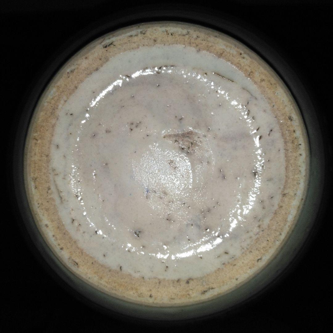 NO612 会津本郷焼　印版徳利　幕末～明治