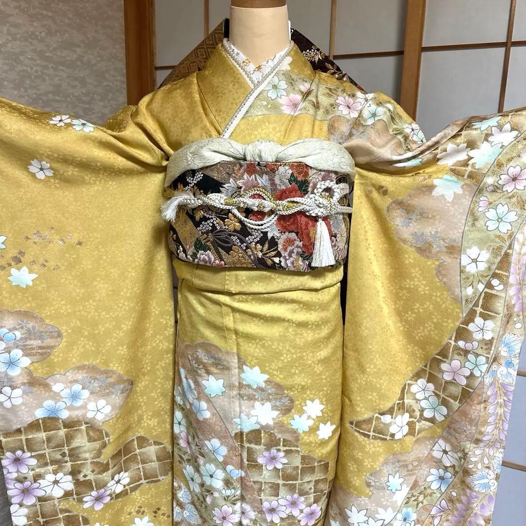 麗らかな春の風　振袖フルセット　成人式前撮り謝恩会