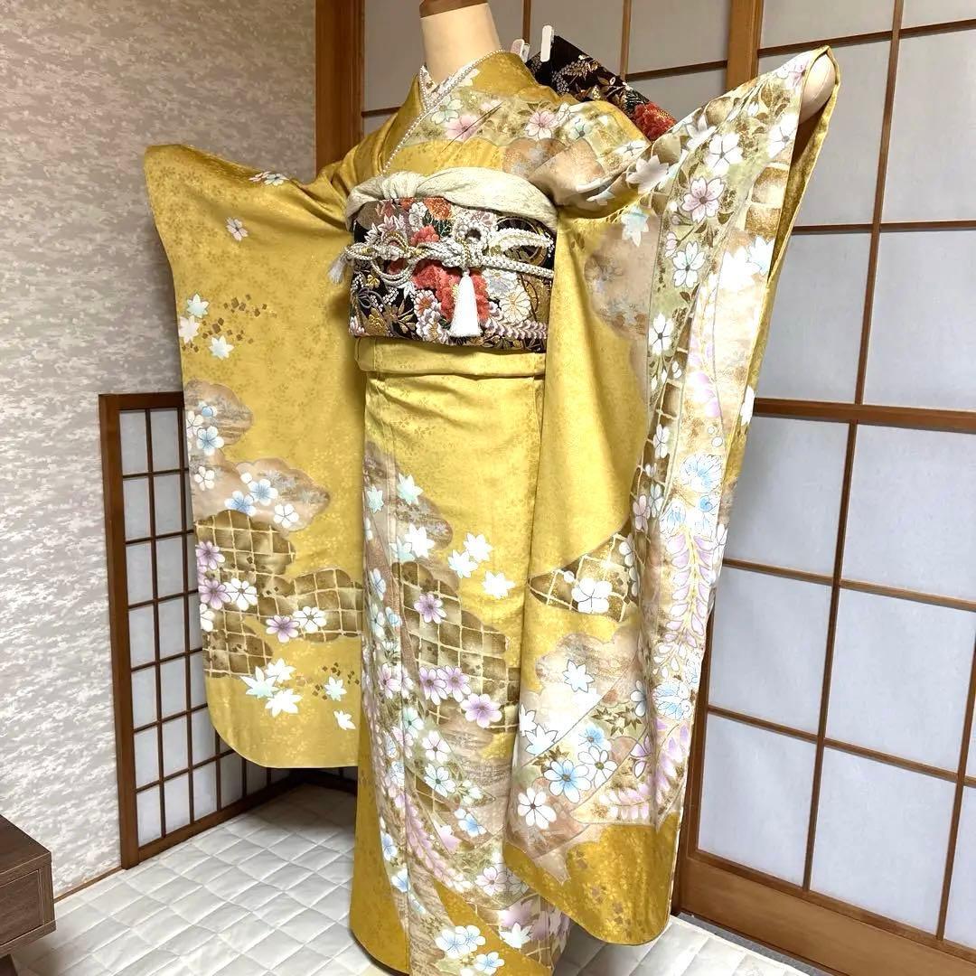 麗らかな春の風　振袖フルセット　成人式前撮り謝恩会