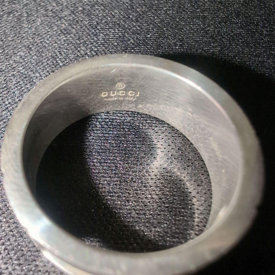 GUCCI ブランデッドG オープンリング 19号