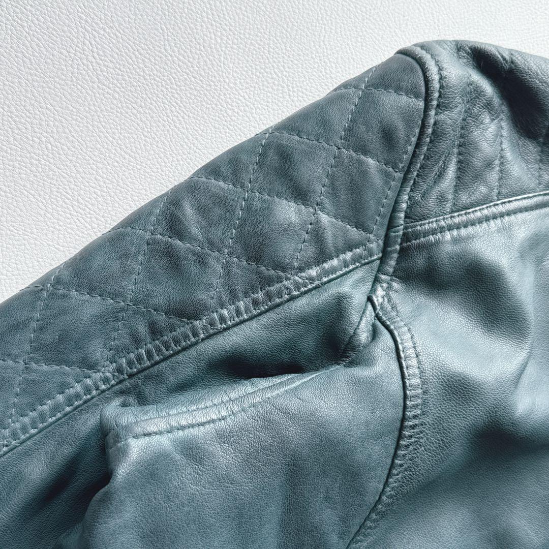 【希少】RIDEZ シングルライダース M グリーン　シープレーザー