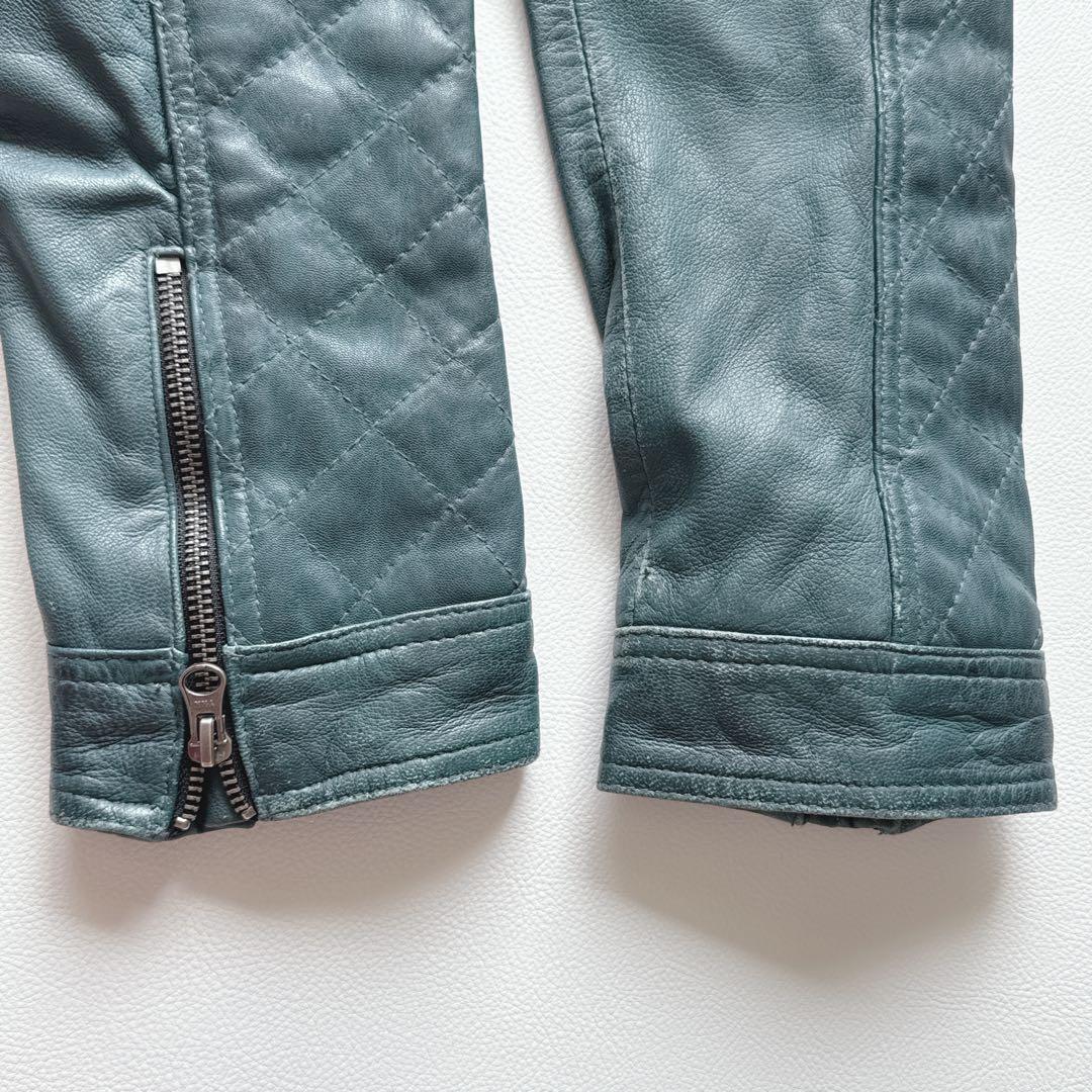 【希少】RIDEZ シングルライダース M グリーン　シープレーザー