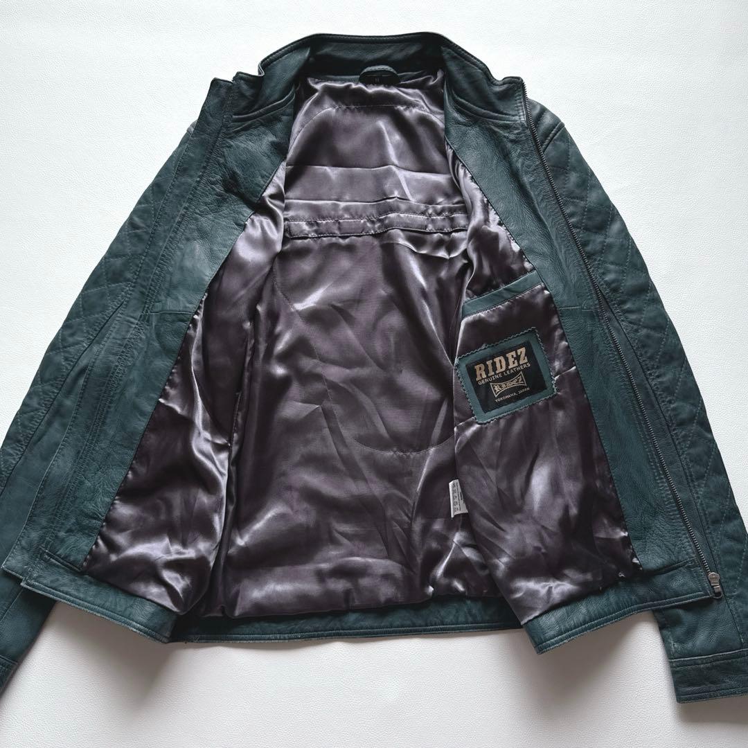 【希少】RIDEZ シングルライダース M グリーン　シープレーザー