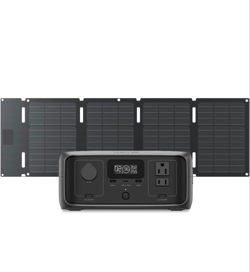 EcoFlow  3 230Wh ポータブル電源 ソーラーパネル付