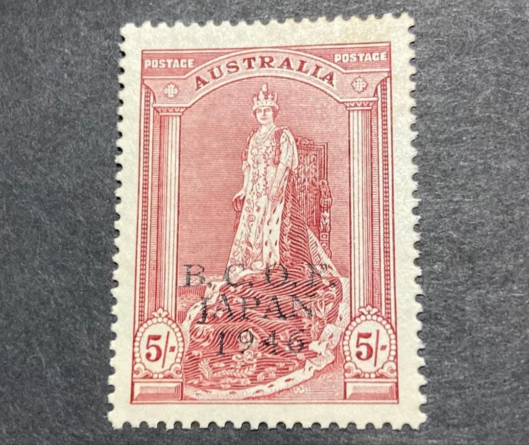 k*n様 日本占領　英国連邦占領軍切手 未使用７種完❗️