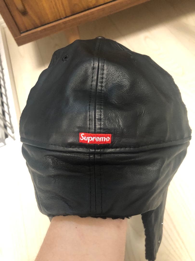 おっくんさん専用 Supreme × New Eraブラック フライトキャップ