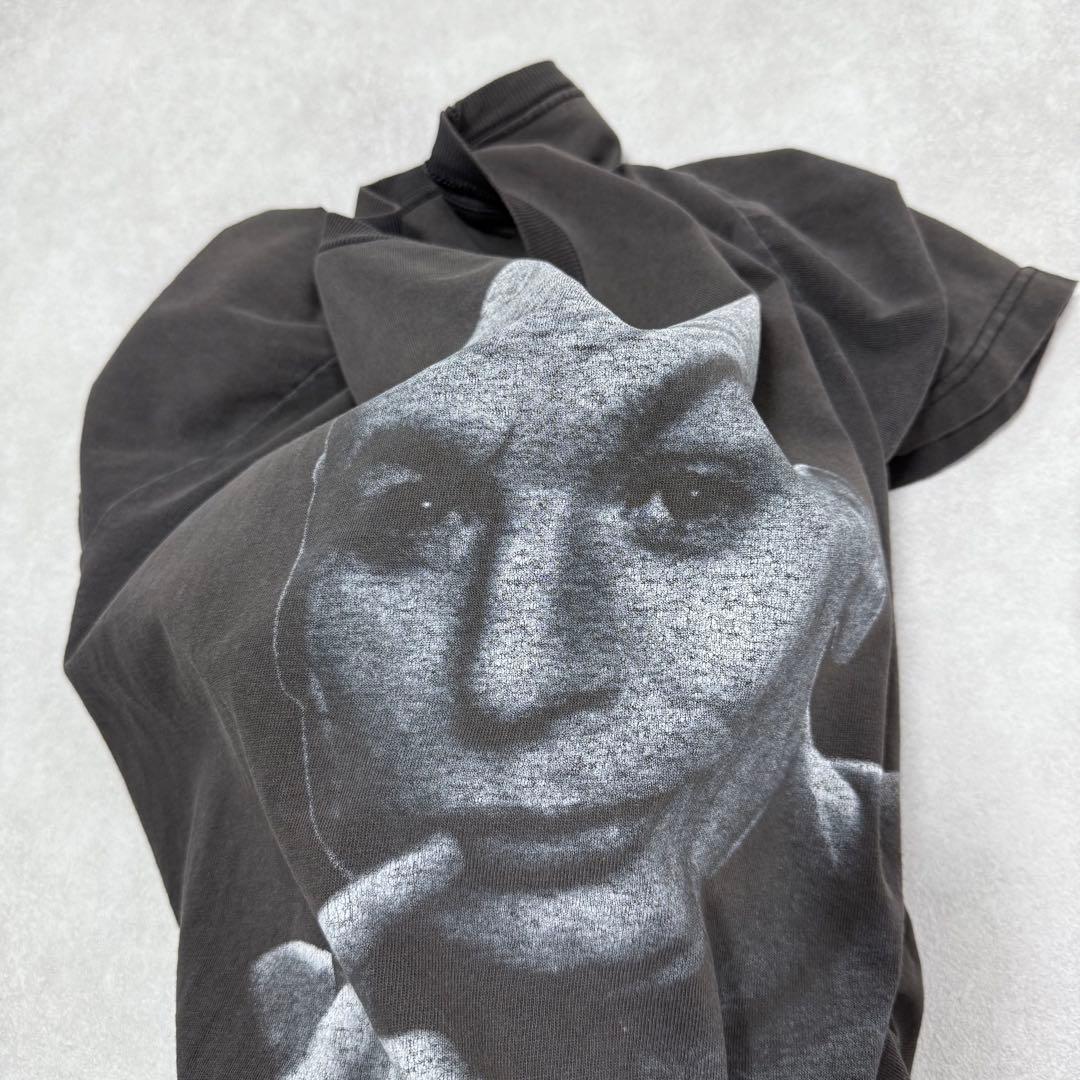 古着 90s DR. EVIL 山田蓮着用 半袖 シャツ ブラック 黒 ①