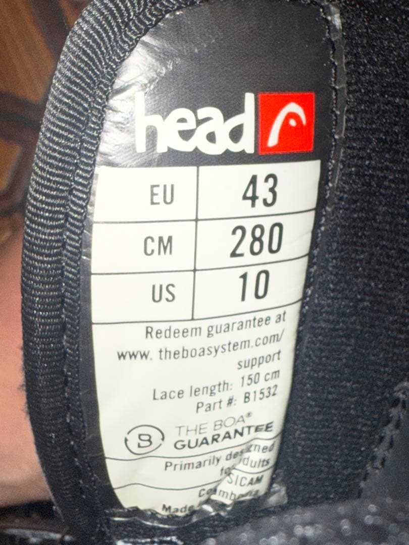 ⭐︎格安⭐︎ HEAD ヘッドONE スノーボードブーツ ブラック
