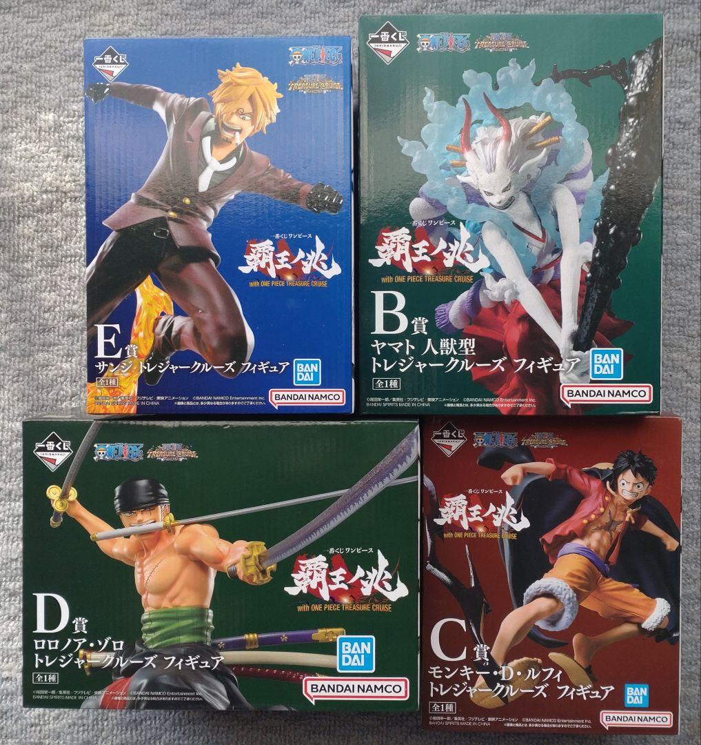 ワンピース一番くじ覇王ノ兆B賞.C賞. D賞、E賞.4体セット