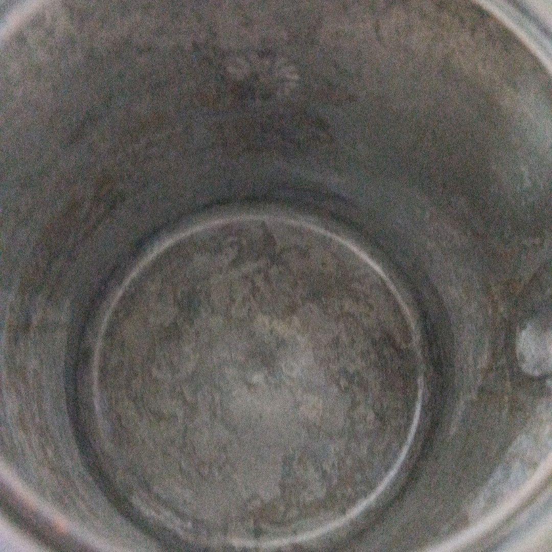 洗瓶　水次 　菊桐紋　茶道具　銅製