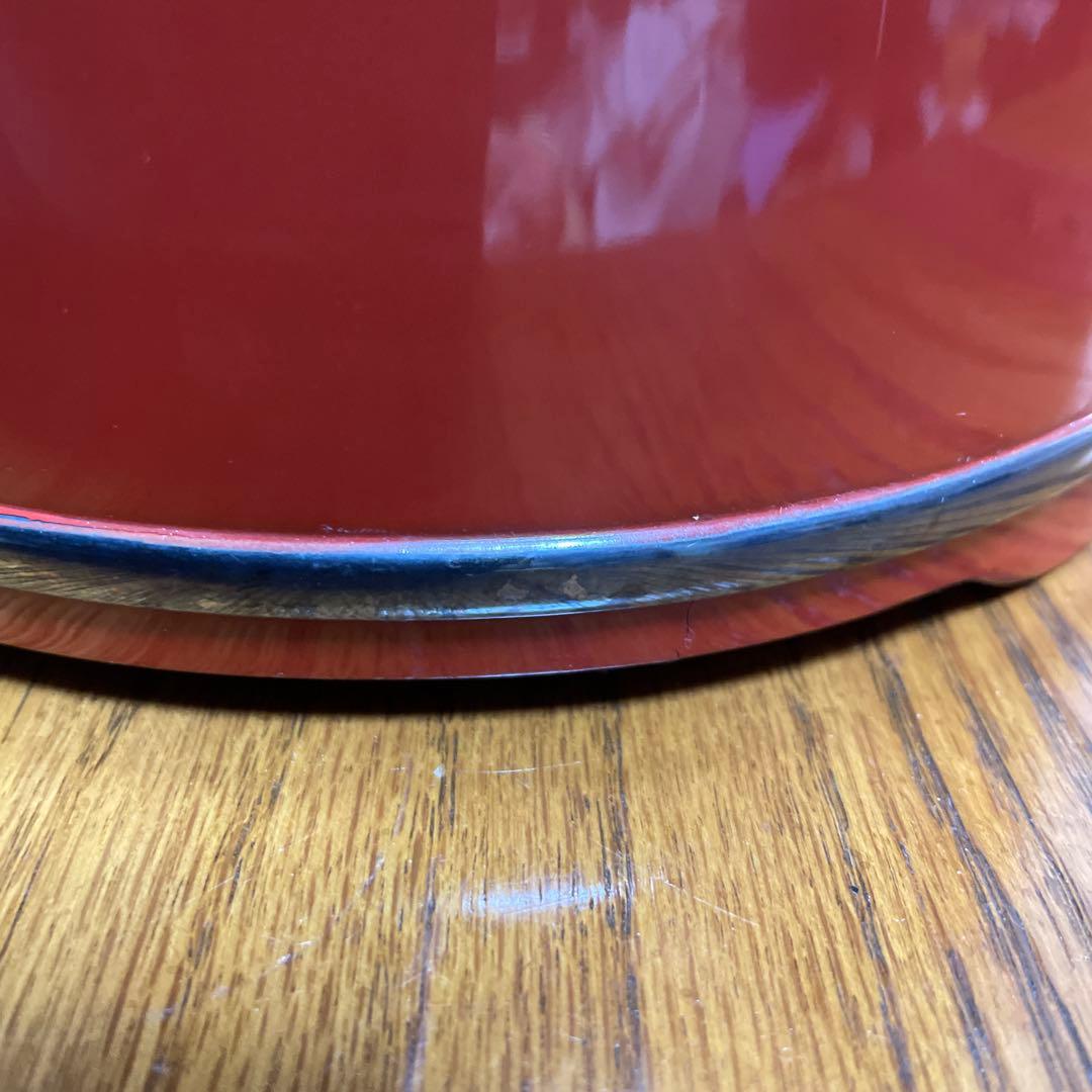 お値下げしました‼️ 茶道具　手桶水指　朱塗