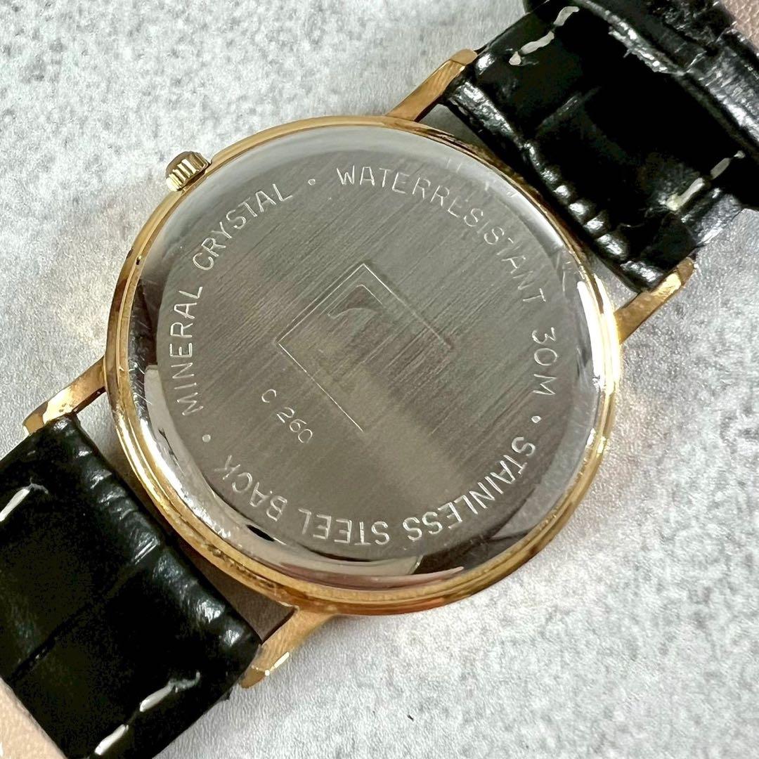 TISSOT ティソ クォーツ 腕時計 ゴールド C260 メンズ 稼働