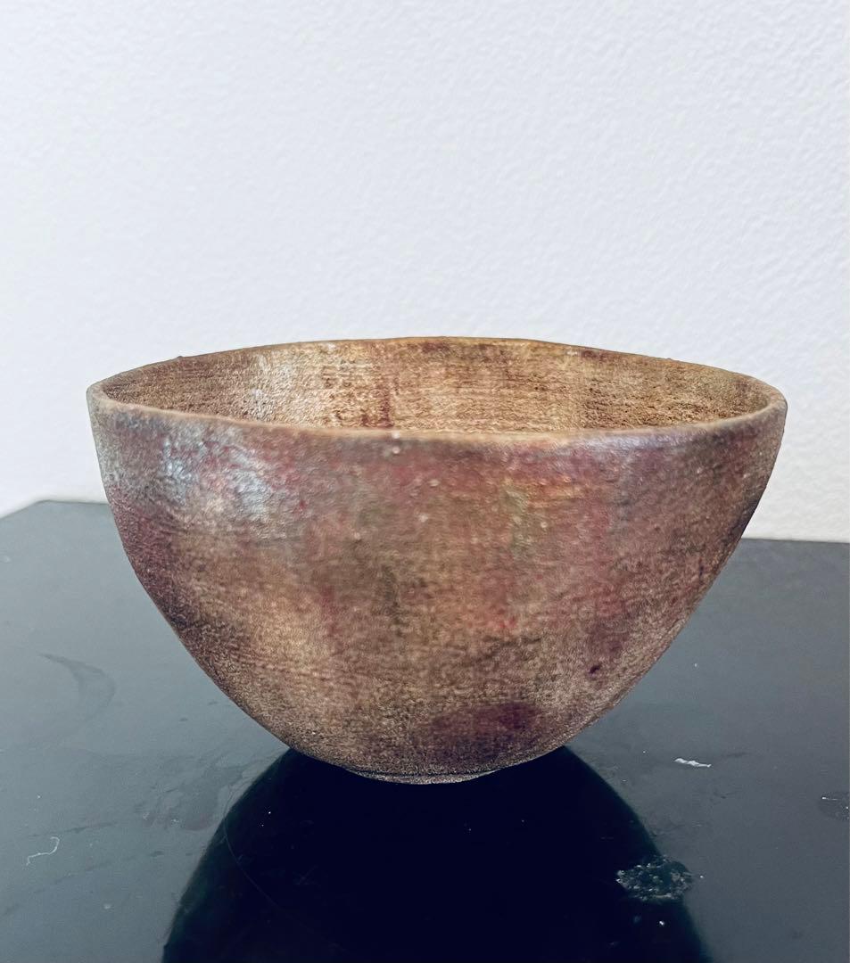 藤平寧　旅茶碗　小服茶碗　茶箱　茶籠　銀彩　ドット柄　ヴィンテージ　茶道