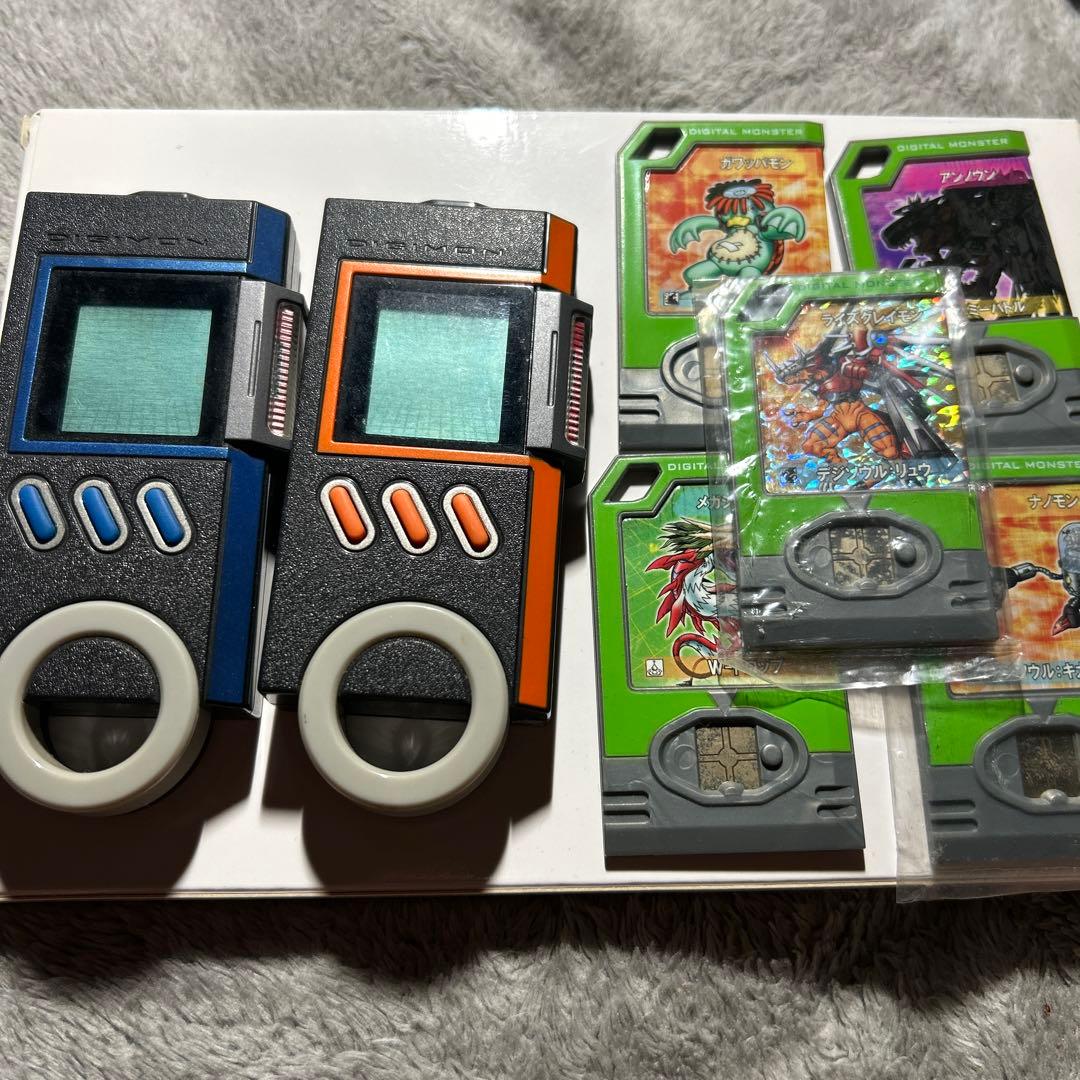 デジヴァイスバースト　シャインオレンジ、ミラージュブルー　プレート5枚