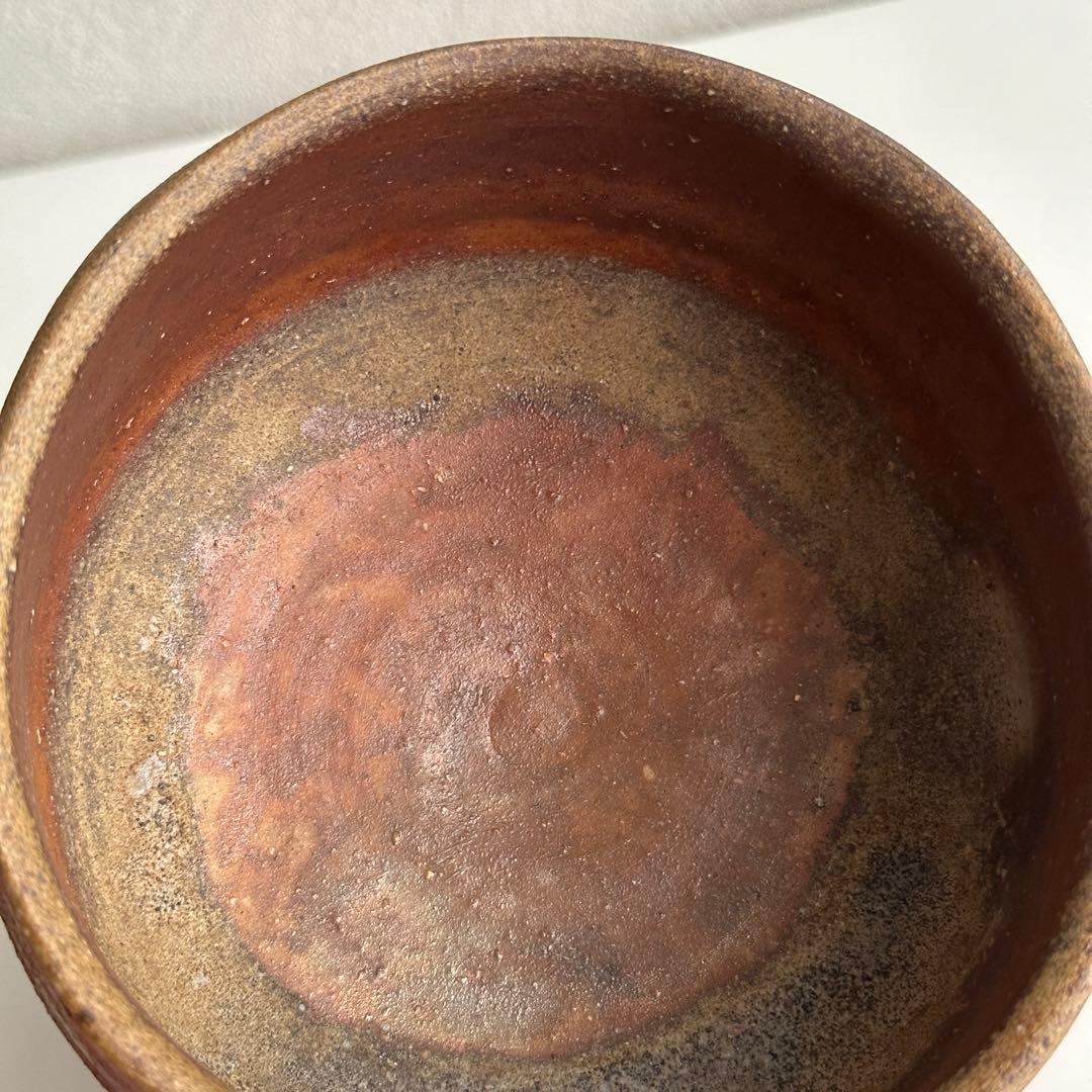 鈴木勝詞 備前 茶器 緋襷 牡丹餅 茶碗 共箱