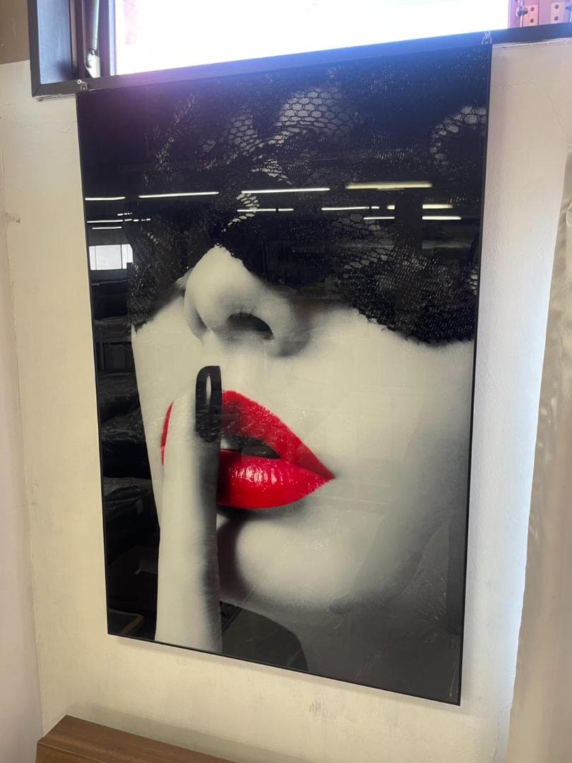 120サイズ　アートパネル　ブランド　アート　絵画　絵　ポスター　壁掛け　リップ