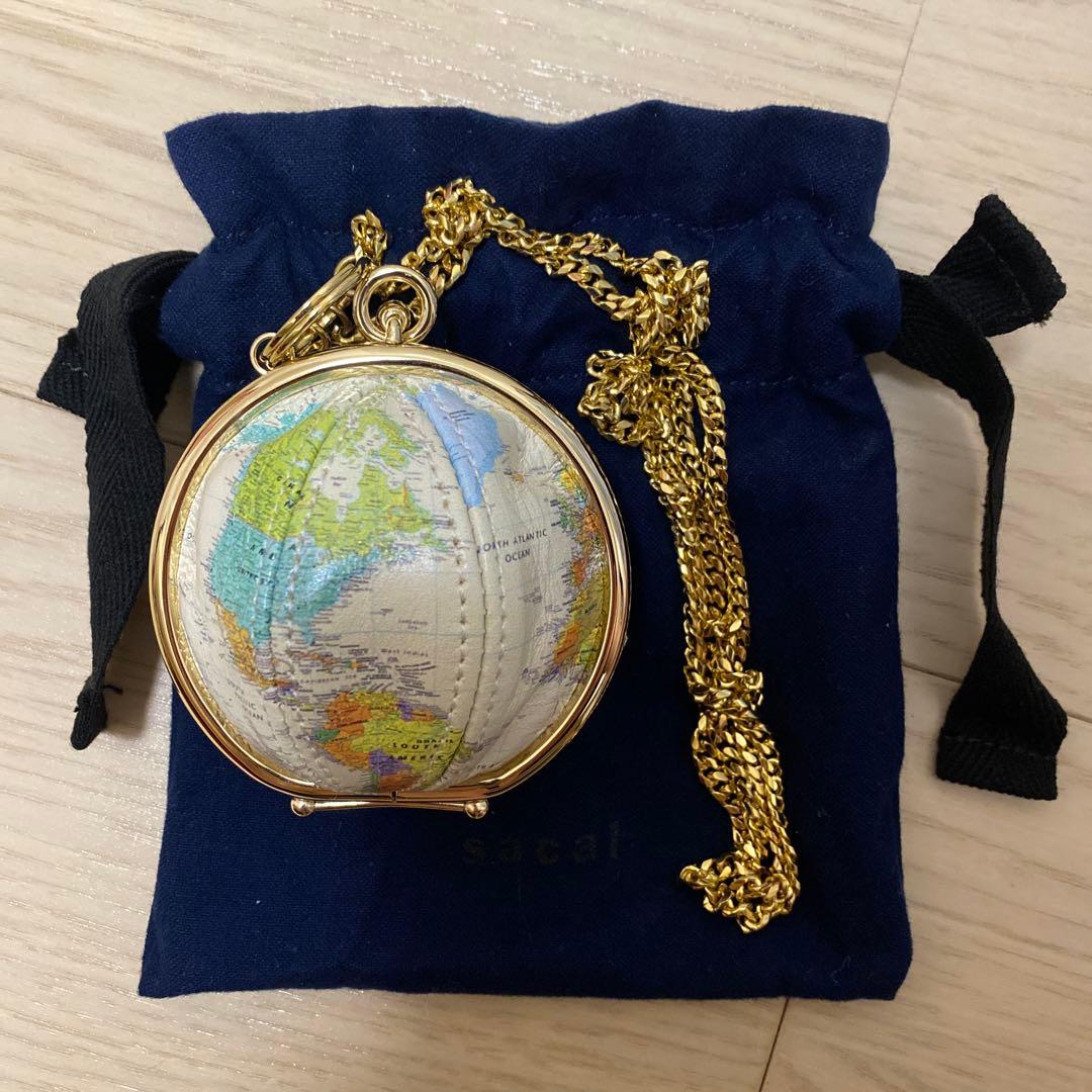 Sacai Map 地球儀型 ミニバッグ ショルダーバッグ