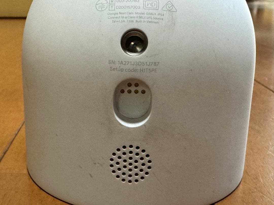 みぃ Google Nest Cam ホワイト コンパクト