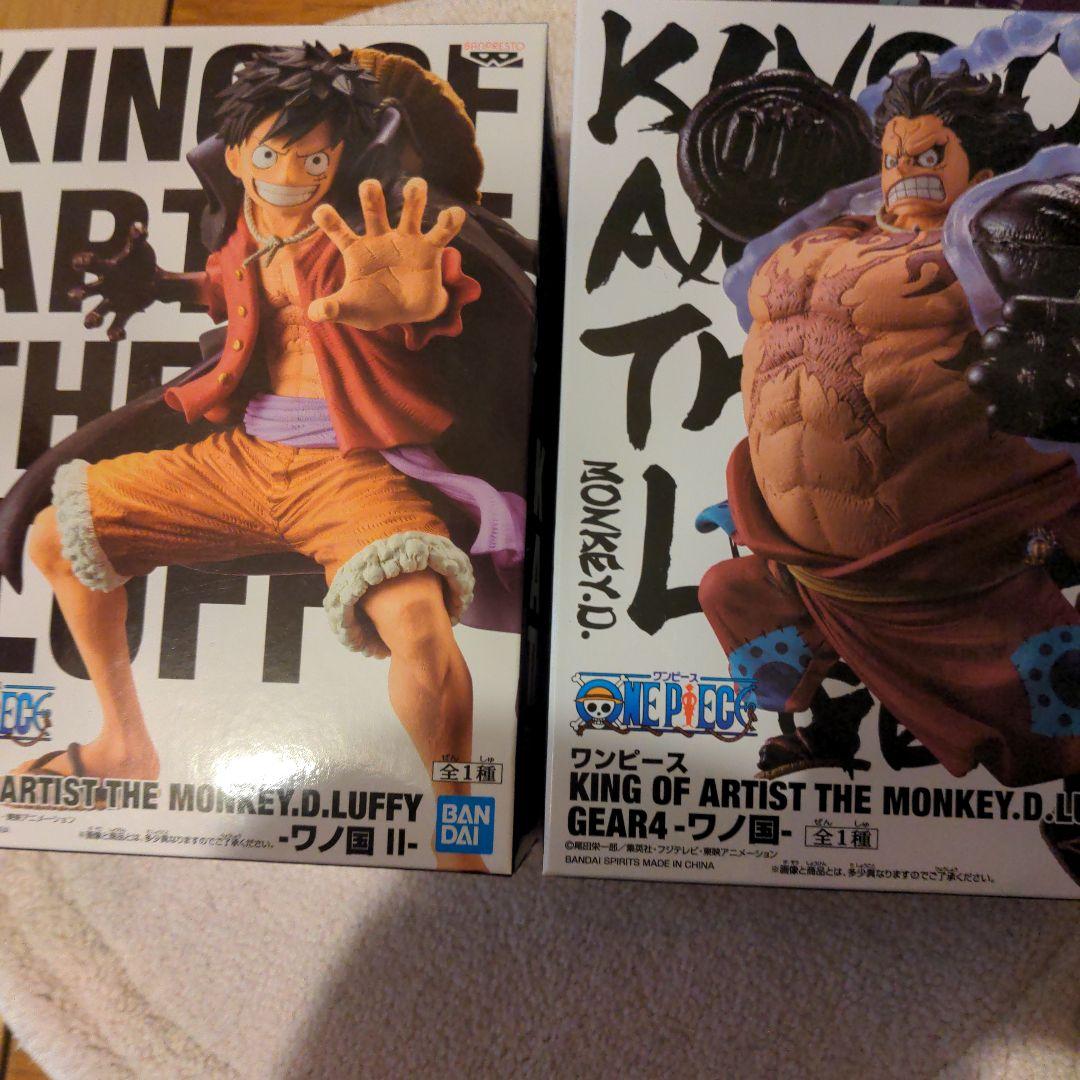 ワンピース KING OF ARTIST ルフィ 2体セット開封品