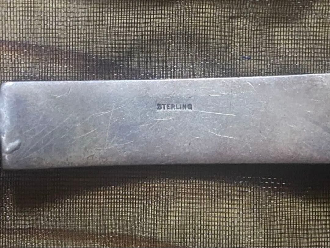 40s WW2 スウィートハートジュエリー IDブレスレット シルバー 925