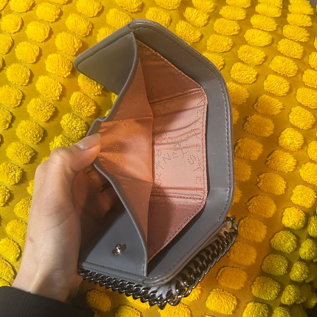 STELLA McCARTNEY グレー三つ折り財布
