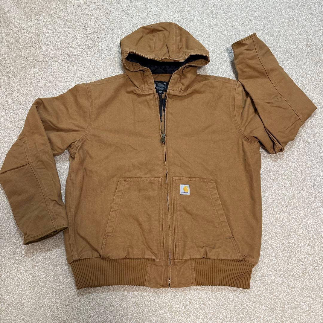 Carhartt J130 ダック ジャケット パーカー (L) カーハート