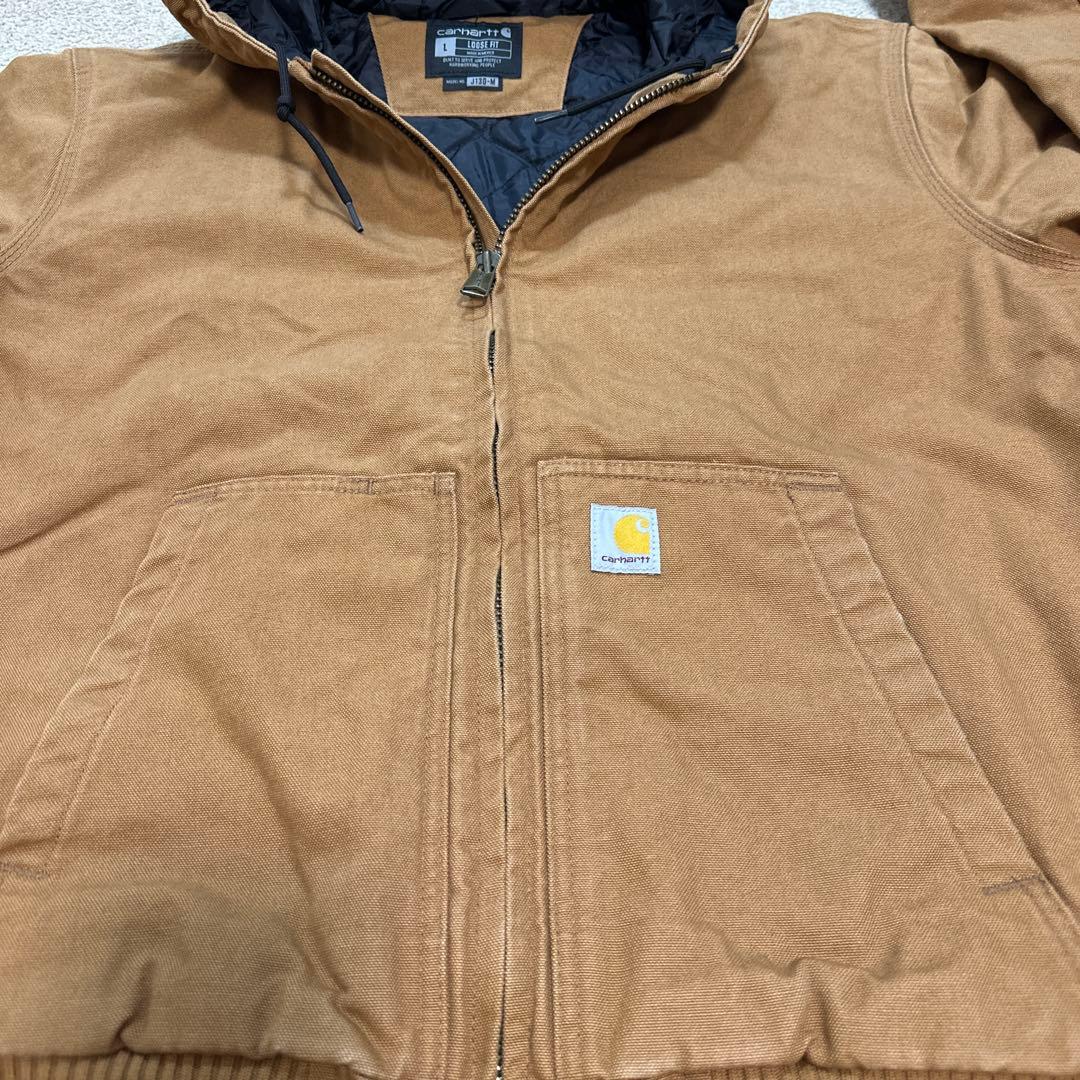 Carhartt J130 ダック ジャケット パーカー (L) カーハート