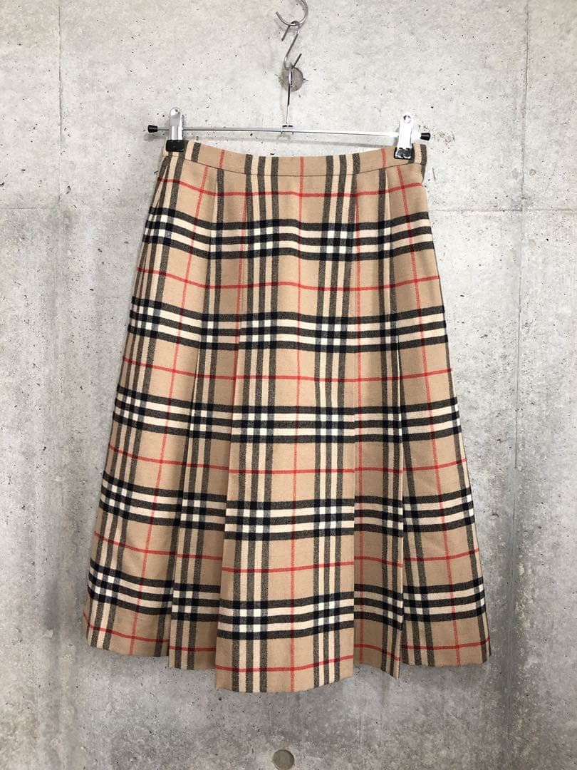 BURBERRY バーバリー　ノヴァチェック　ノバチェック　スカート　ベージュ