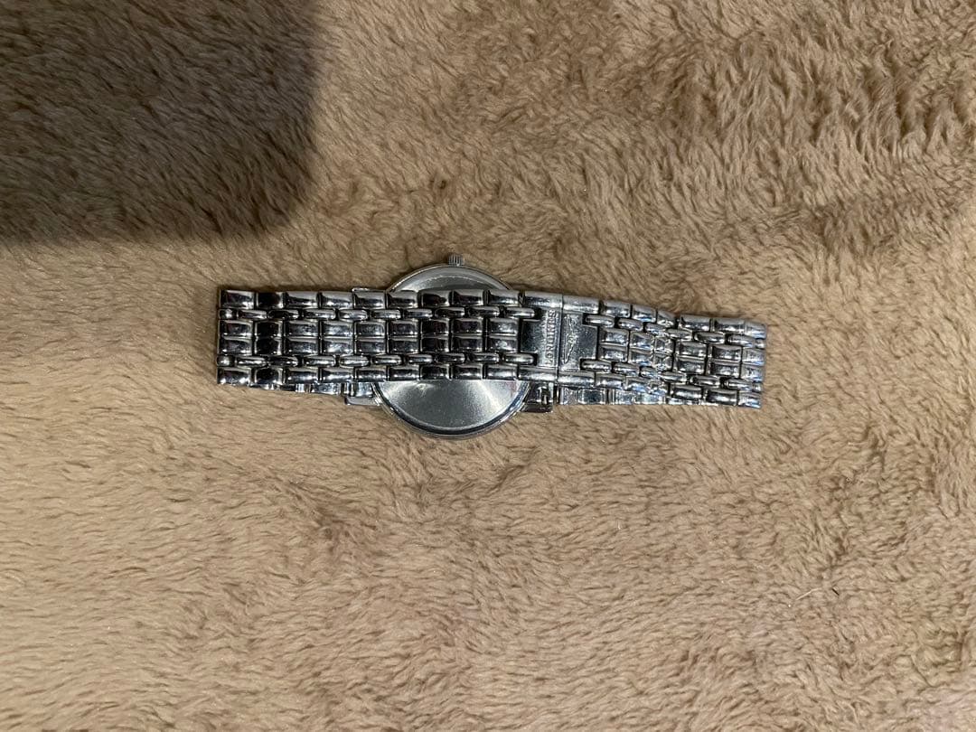 ロンジン　プレザンス　希少　激レア　シルバー クォーツ腕時計 ローマ数字