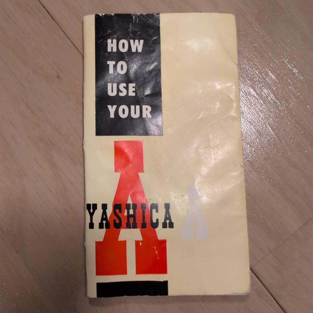 二眼レフカメラ　Yashica-A　ケース付き