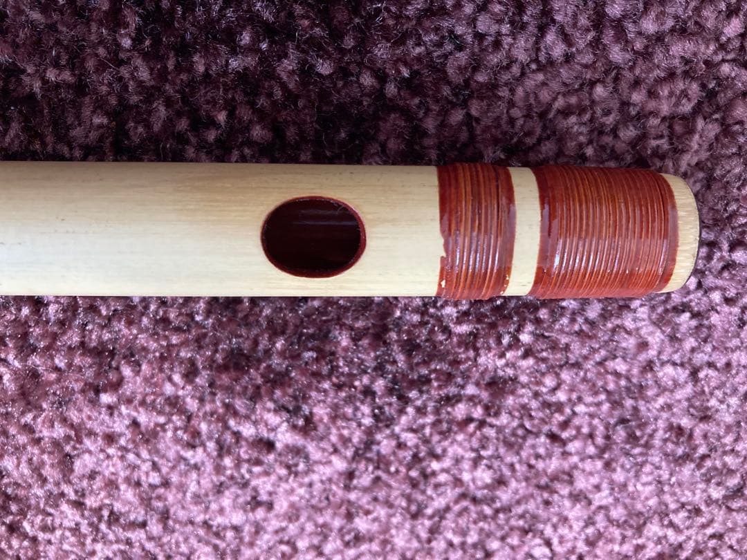 篠笛　丸山唄用5本調子　天地巻