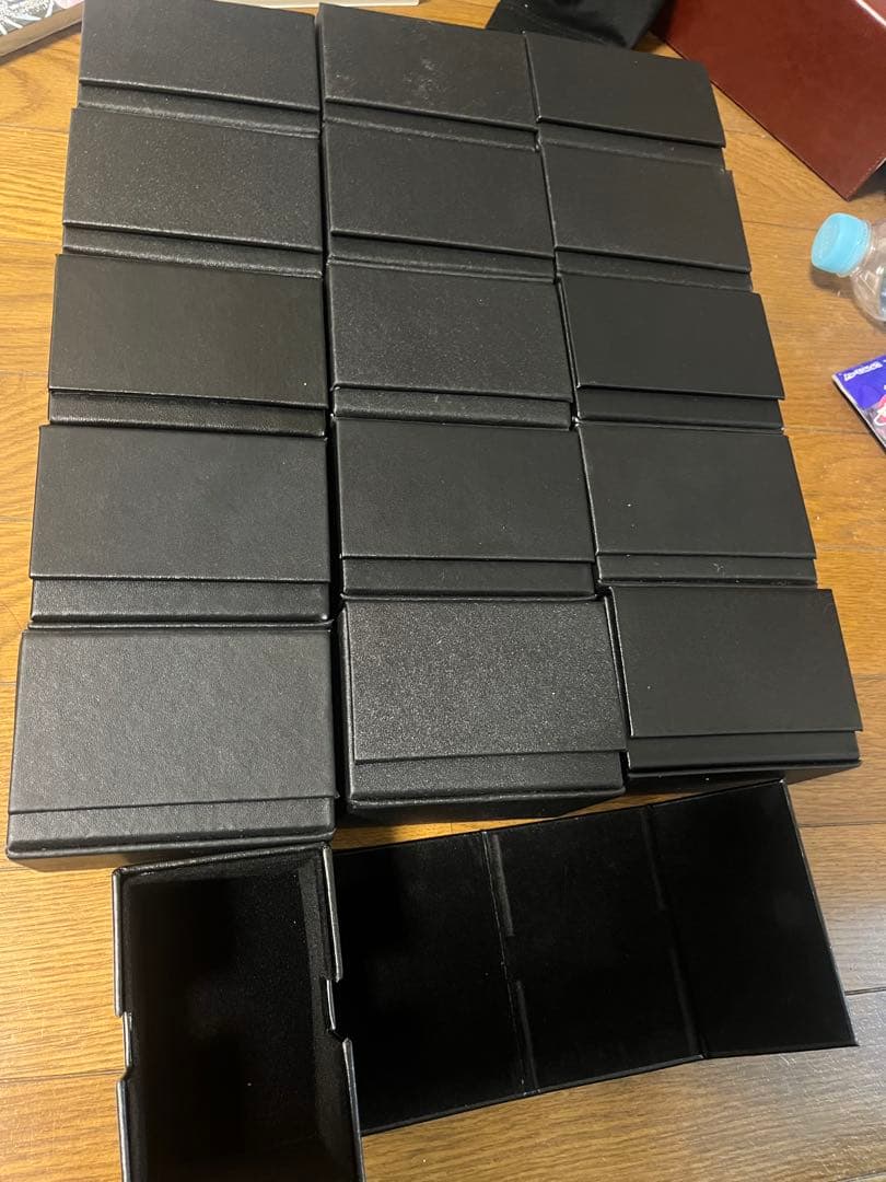 トレーディングカード用　デッキケース　黒　ブラック　16個セット　まとめ売り