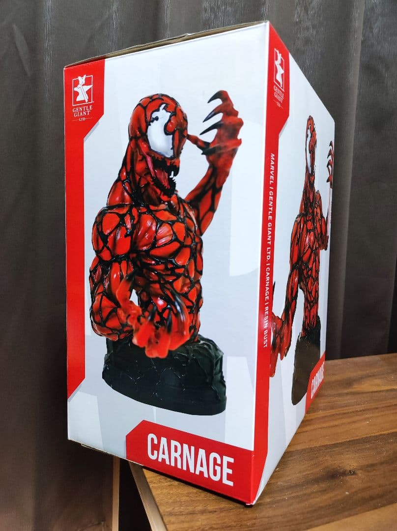 ジェントルジャイアント マーベル カーネイジ スパイダーマン ベノム ミニバスト