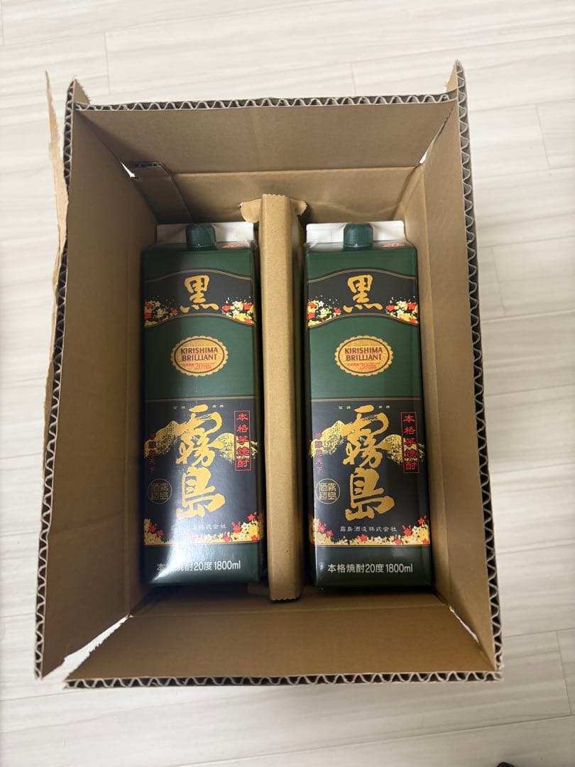 霧島酒造 黒霧島 パック 芋 20度 [ 焼酎 宮崎県 1800ml×8本 ]