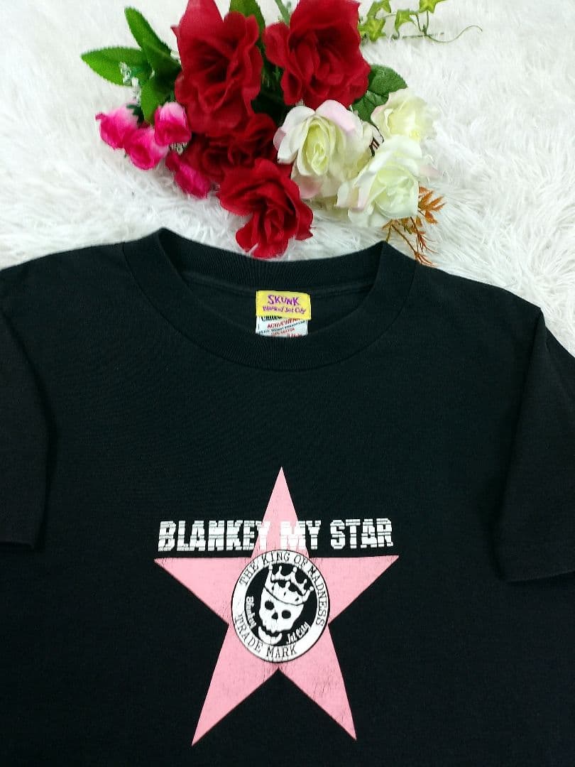 【入手困難】USA製 90sブランキージェットシティ 両面プリント Tシャツ