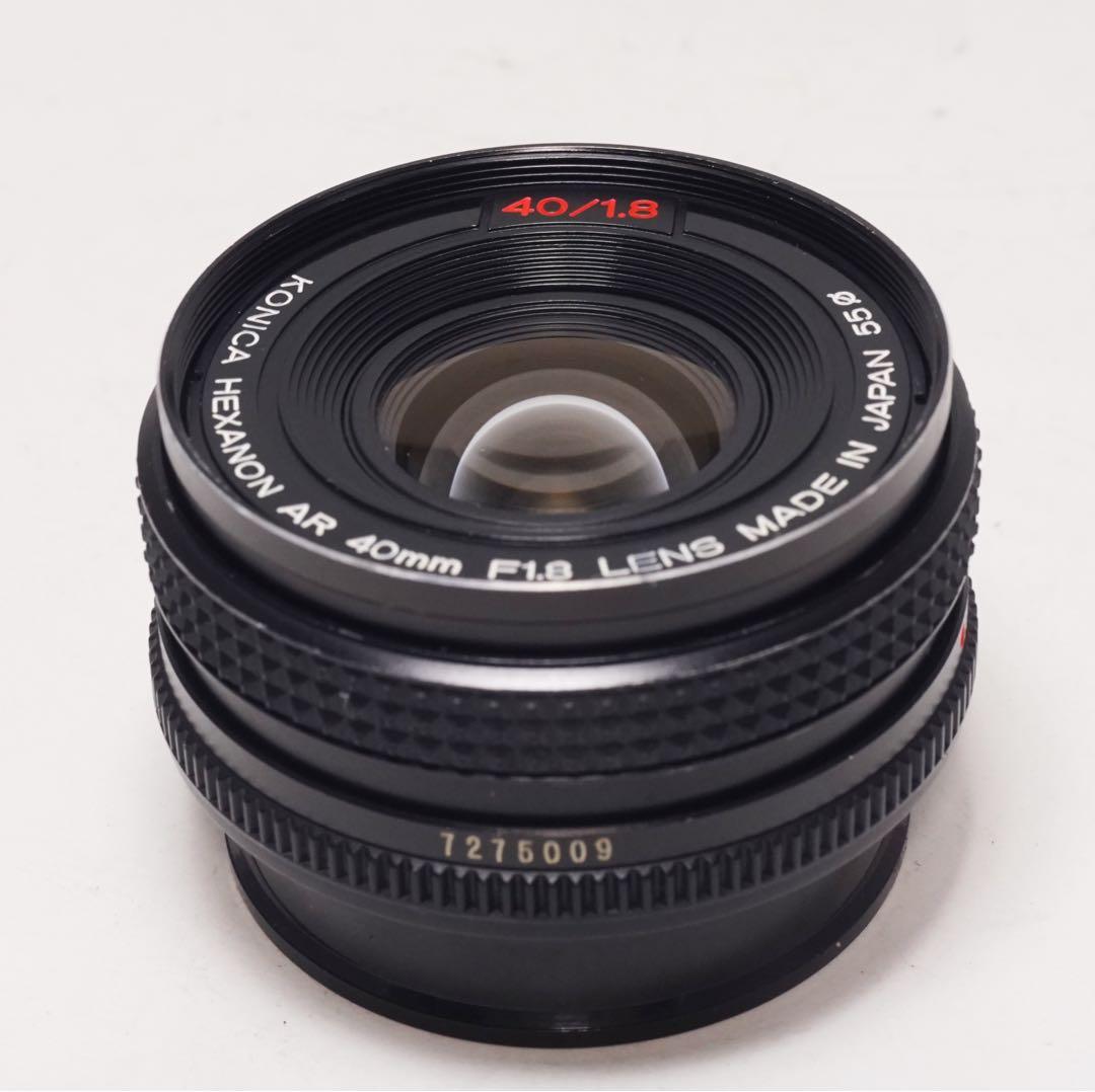 Konica AR 40mm f1.8 単焦点 パンケーキレンズ
