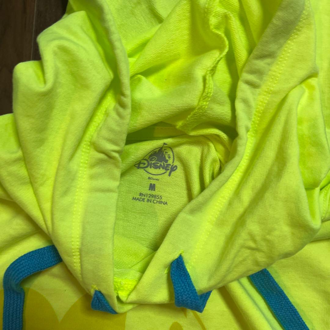 新品　海外ディズニーランド限定　ミッキー　M　フード付き　スウェット　Tシャツ