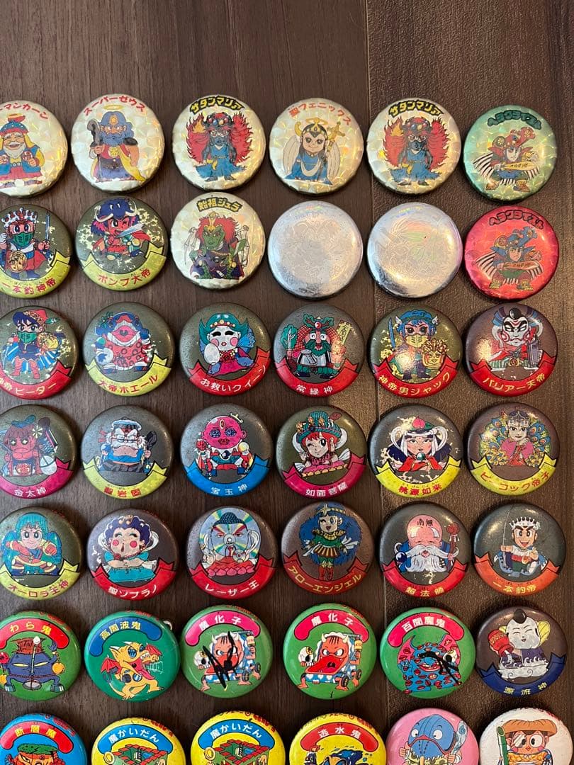 当時物超希少激レア　ニッスイビックリマン缶バッジ78個セットまとめ売り昭和レトロ